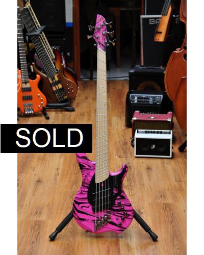 Dingwall Combustion NG3 Adam Nolly Getgood Signature 5 Pink Swirl